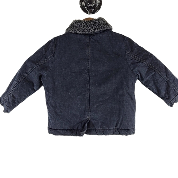 OshKosh Grey Double Button Coat 18 Months - Picture 2 of 5